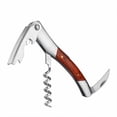 thumbnail image 1 of Wood Handle / Stainless Corkscrew Waiters Wine Bottle Key Opener & Cutter Ch002, 1 of 6