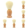 Wood Handle White Boar Men's Care Tool Shaving Foam Brush Clean Edge
