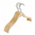 thumbnail image 1 of Wood Hangers Wood Hanger White Wood Hangers,Smooth Finish Solid Wood Coat Hanger with Non Slip Pants Bar for Camisole, Jacket, Pant, Dress Clothes, 1 of 5