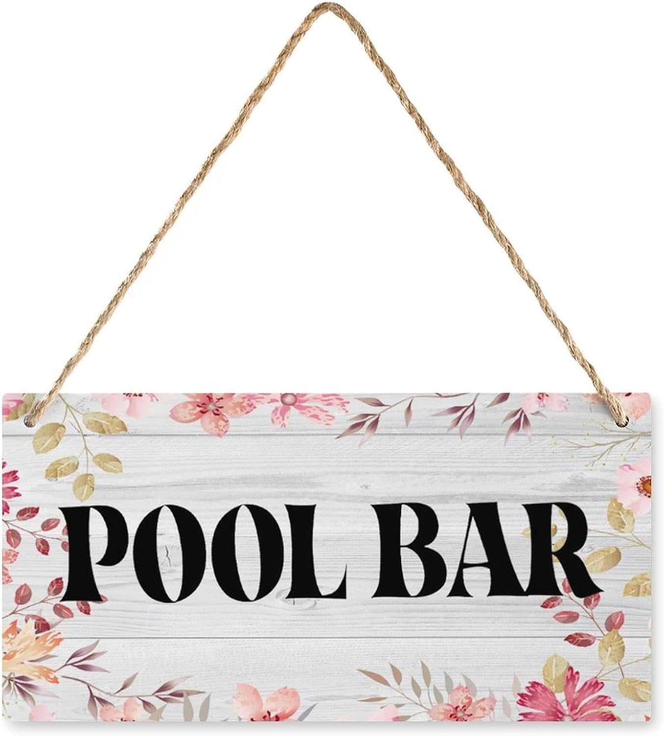 Pool Noodle Sign Wood Hanging Decor Sign Pool Bar - Farmhouse Pool Decor, Gift for Best ...