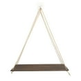 thumbnail image 1 of Wood Hanging Shelves for Wall Boho Decor, Swing Rope Hanging Wall Shelves, Rustic Floating Shelf, 1Pcs Wall Display Shelving Home Organizer Rack for Living Room Bedroom Bathroom Kitchen, 1 of 6