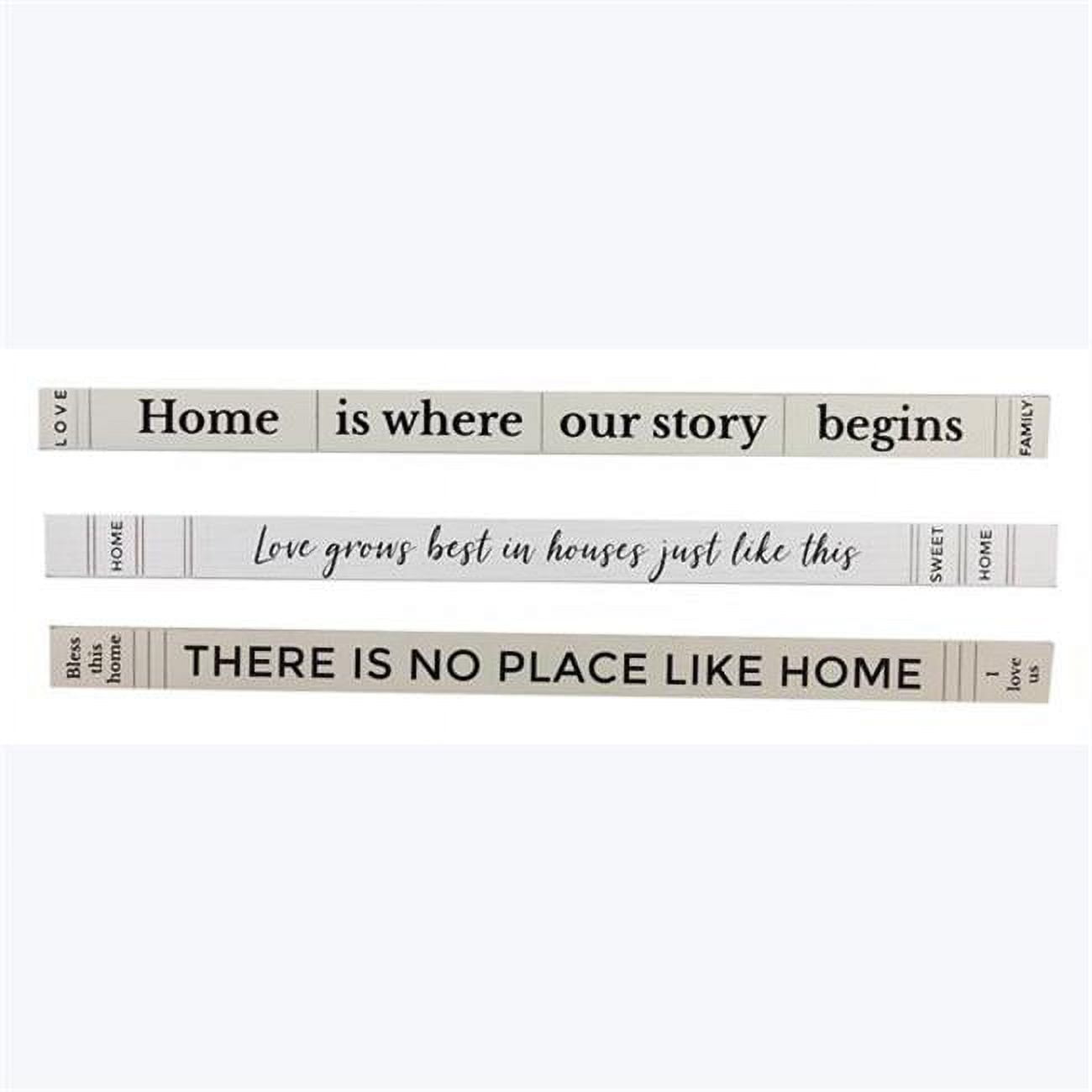Wood Home Wall & Tabletop Faux Book Blocks, Assorted Color - 3 Piece ...