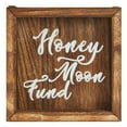 thumbnail image 1 of Juvale Wooden Honeymoon Fund Box - Rustic Wedding Decor Accent - Freestanding & Wall-Mounted Card Box for Honeymoon - Registry Must-Haves - 7 x 7 x 1.8 in, White, 1 of 10