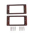 thumbnail image 1 of Wood Humbucker Pickup Mounting Ring Frame with Screws for LP Guitar Musical Instrument, 1 of 15