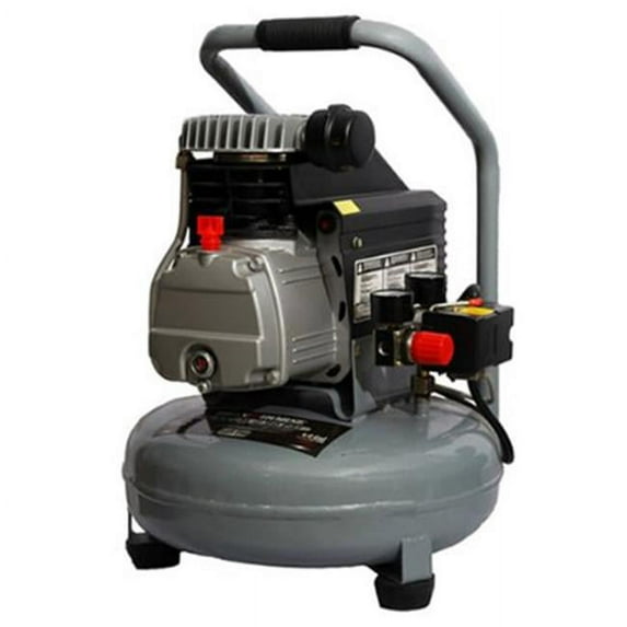 Wood Industries 1HP104L 4 gal Direct Drive Compressor, Grey