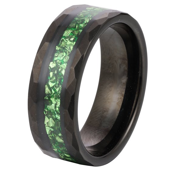 Wood Inlay, Unique Mens Wedding Band, Tungsten and Wood Inlay Man Ring, Minimalist Industrial Design Ring Gift