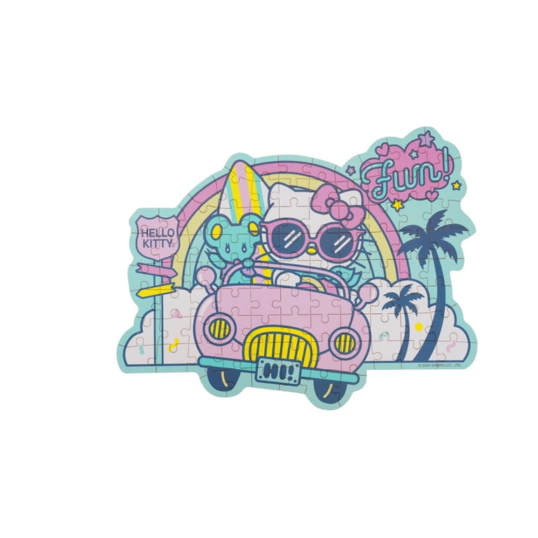 Wood Jigsaw Puzzle Hello Kitty Kawaii Vacation 89pcs - Walmart.com
