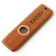 Wood KAZOO with Five Membrane Flute Diaphragm Mouth Kazoos Musical Instruments
