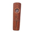 thumbnail image 1 of Wood Kazoo Flute Classic Wooden Kazoo Play Guitar Ukulele Accompaniment Harmonica Diaphragm Wind Instrument, 1 of 8