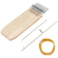 thumbnail image 1 of Wood Knitting Looms with Pin Rubber Findings Blanched Almond 23.3x8x2.05cm 8pcs/set 1set, 1 of 6