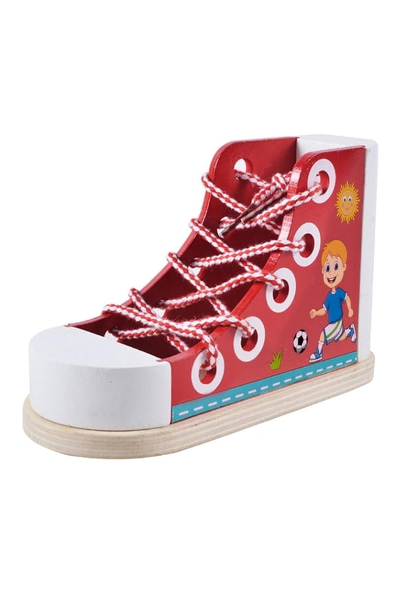 Wood Lacing Sneaker Training Exercise Shoes Multi-functional Wooden Shoes