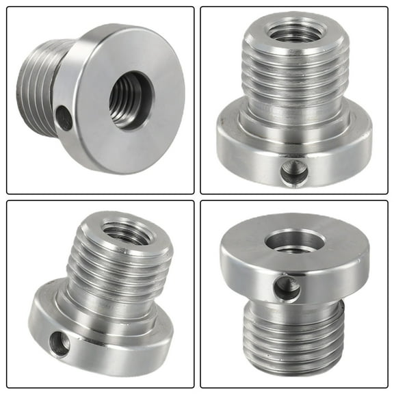 Wood Lathe Chuck Adapters Screw Thread Spindle Adapters for Wood Turning Lathe 33Mm To 18Mm