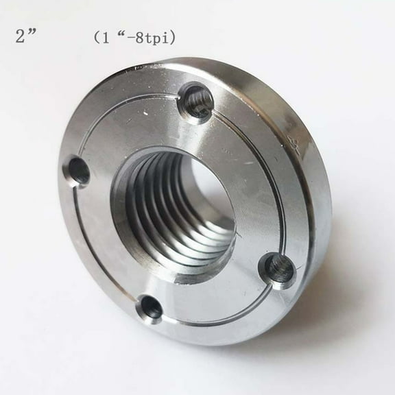 Wood Lathe Face Plate Fit 1-8TPI Thread Turning Machine Chuck Flange Faceplate