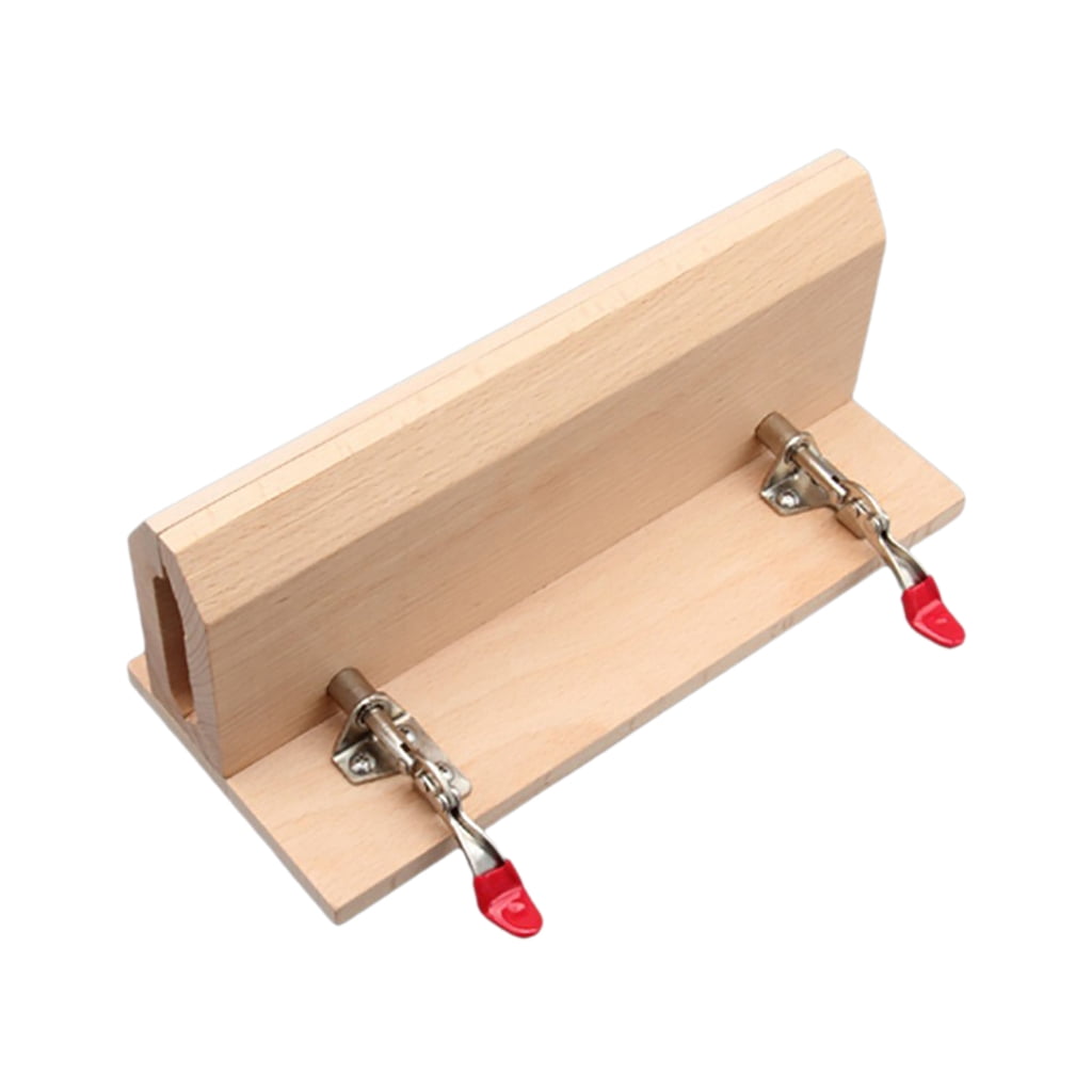 Wood Leathercraft Clamp Table for1eatherCraft Hand Stitching Project1eatherLacing Stitching Clip Tool for Leathercraft Hand Stitching Project