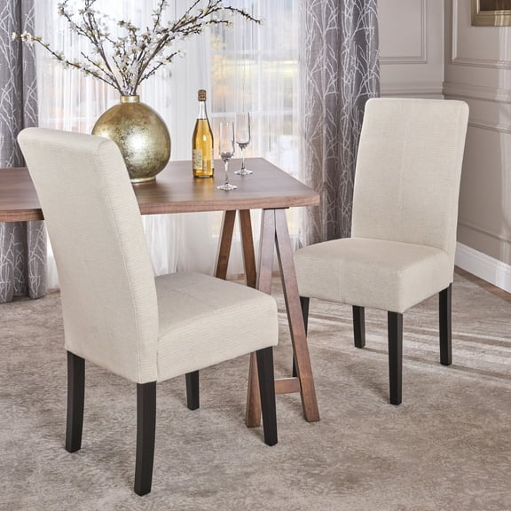 Wood Legs with Finish - Smooth Upholstery Texture - Dining Table Decor - Sturdy Support