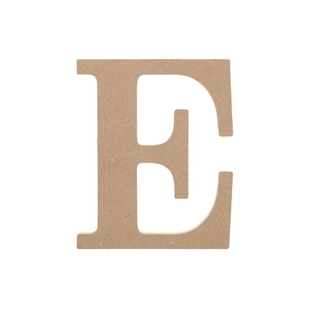 Essentials By Leisure Arts Wood Letter 'E', 5" – Wooden Alphabet Letters For Home Décor, Diy Craft Letters, And Personalized Projects – Unfinished Wooden Letters For Crafting