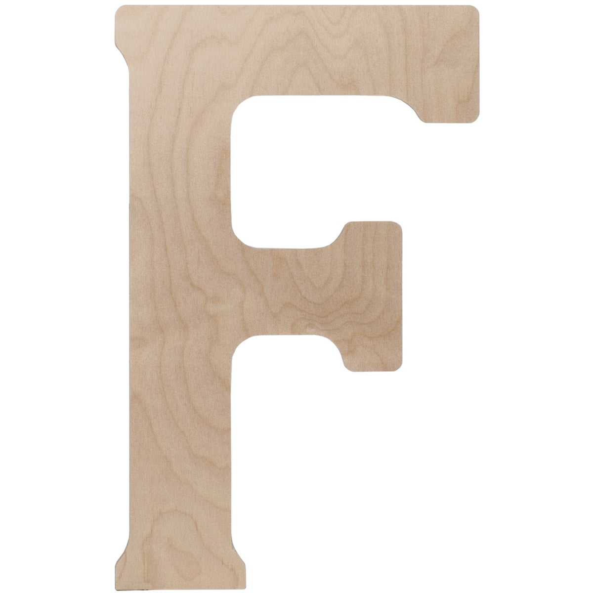 Wood Letter 18 Inch X.5 Inch-F - Walmart.com