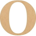 thumbnail image 1 of Wood Letters, Blank 15'' Times Font O, Craft Wall Hanging Shape, 1 of 5