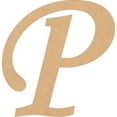 thumbnail image 1 of Wood Letters MDF Cheap, Unfinished 7'' Tall Monotype P, DIY, 1 of 2