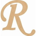 thumbnail image 1 of Wood Letters MDF Cheap, Unfinished 7'' Tall Monotype R, DIY, 1 of 8