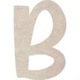 thumbnail image 1 of Wood Letters MDF, Unfinished 5'' Tall Icebold B, Wall Hanging, 1 of 8