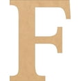thumbnail image 1 of Wood Letters MDF, Unfinished 7'' Tall Times F, Wooden Craft Letter, 1 of 5