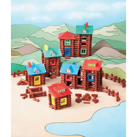 Wood Log Building Sets(200-Pc. Set)