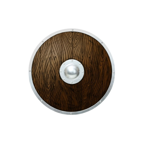 Wood-Look Viking Shield Prop