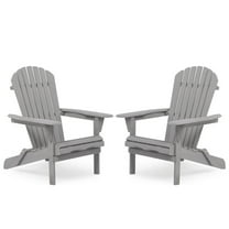 Wood Lounge Patio Chair for Garden Outdoor Wooden Folding Adirondack Chair Set of 2 Solid Wood Lounge Patio Chair