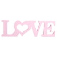 thumbnail image 1 of Wood Love Sign Valentine's Day Home Decor for Table Mantel Shelf,Free Standing Cutout Block Letter Centerpiece for Valentine's Day Gifts,Wedding,Room Decoration(Pink,12.8 Inch), 1 of 3