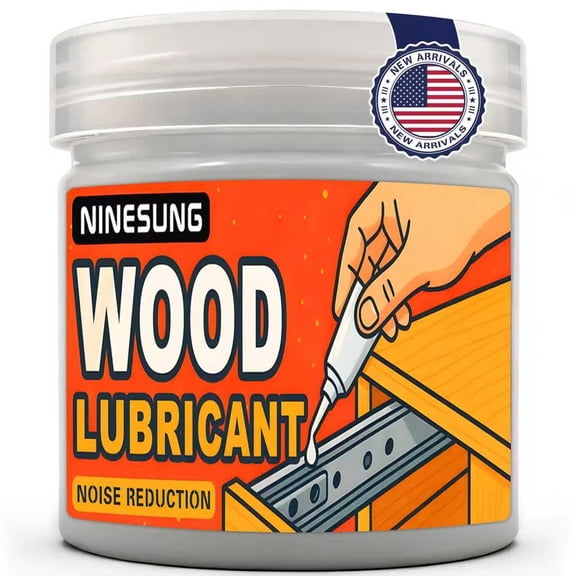 Wood Lubricant Drawer, Wood Wax for Furniture - Multi-Purpose Paste for Wood, Sliding Drawer & Door Hinge Lubricant - Restore & Maintain Wooden Slide, Loosen Drawer Slide (7 oz)
