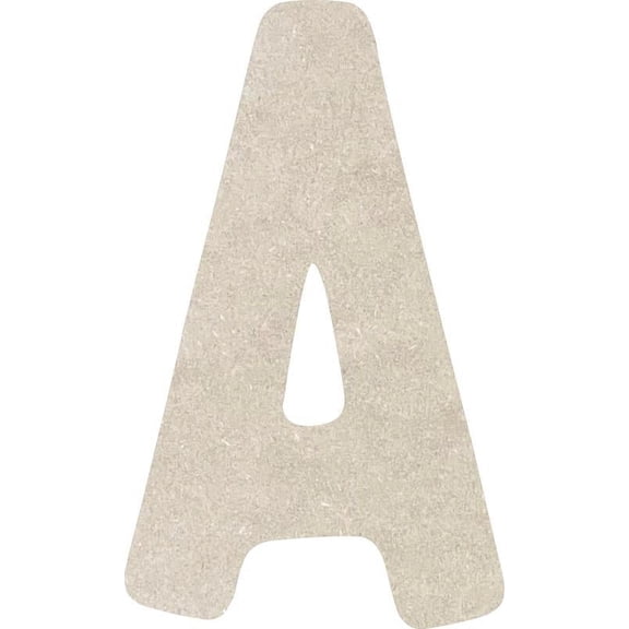 Awesome Life Craft Wood MDF Letter A Alphabet 3'' Small Home, Custom Cut, Rustic