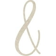 thumbnail image 1 of Wood MDF Letter (&) Blank Wood Craft, 5'' Tall Paintable DIY, Script Rebeca Font, 1 of 5