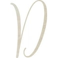 thumbnail image 1 of Wood MDF Letter (D) Blank Wood Craft, 7'' Tall Paintable DIY, Script Rebeca Font, 1 of 5
