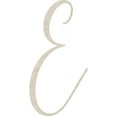 thumbnail image 1 of Wood MDF Letter (E) Blank Wood Craft, 7'' Tall Paintable DIY, Script Rebeca Font, 1 of 5
