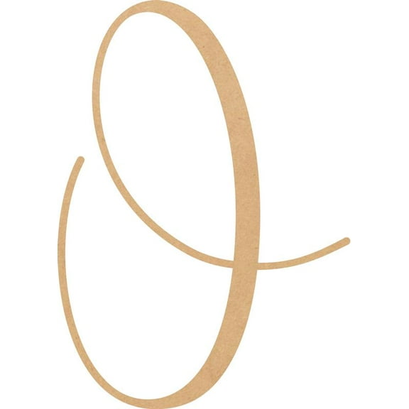 Wood MDF Letter O, Craft Alphabet 2'' Small Home Décor, Buttey Honey Font