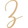 thumbnail image 1 of Wood MDF Letter Z, Craft Alphabet 5'' Small Home Décor, Buttey Honey Font, 1 of 3