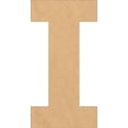 thumbnail image 1 of Wood MDF Letters, Unfinished 20'' Tall Rockwell I, Wooden Craft Letter, 1 of 5