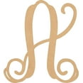 thumbnail image 1 of Wood MDF Letters, Unfinished 22'' Tall Vine Monogram A, Wooden Craft Letter, 1 of 5