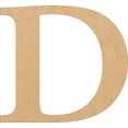 thumbnail image 1 of Wood MDF Letters, Unfinished 3'' Tall Times D, Wooden Craft Letter, 1 of 5