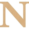 thumbnail image 1 of Wood MDF Letters, Unfinished 3'' Tall Times N, Wooden Craft Letter, 1 of 5