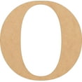 thumbnail image 1 of Wood MDF Letters, Unfinished 3'' Tall Times O, Wooden Craft Letter, 1 of 5