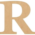 thumbnail image 1 of Wood MDF Letters, Unfinished 3'' Tall Times R, Wooden Craft Letter, 1 of 5