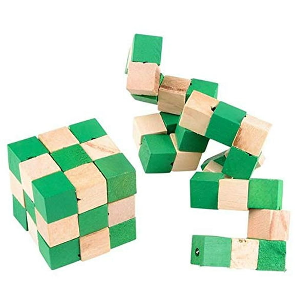 Rhode Island Novelty Wood Magic Cube Puzzle- 2 inches