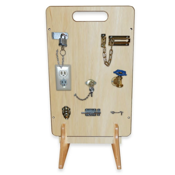 Wood Manipulation Activity Board