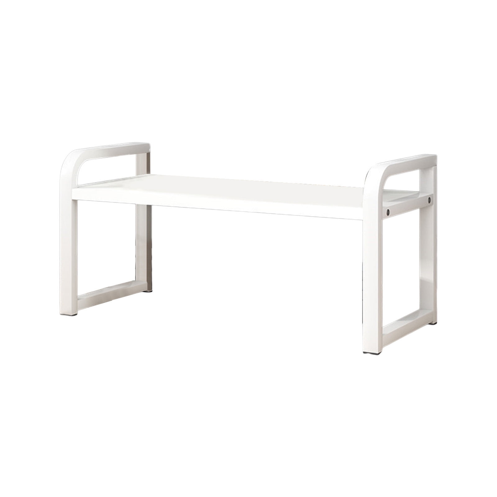 Wood & Metal Storage Rack 11.8x8.5x7.9in - Rustproof Kitchen Organizer ...