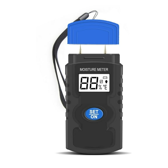 Wood Moisture Meter, Pin-Type Humidity Detector Digital Water Leak Tester With LCD For Wood Wall ,Wide Applications