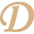 thumbnail image 1 of Wood Monotype Letters, Unfinished 2'' Tall Alphabet D, Wooden Craft Letter, 1 of 2
