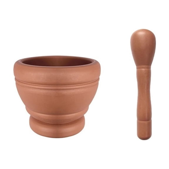 Wood Mortar and Pestle Set for Easy Grinding and Mixing