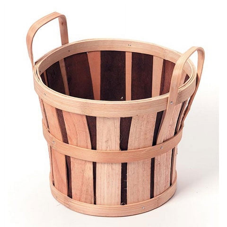Wood Mum Basket Natural, 8 inches